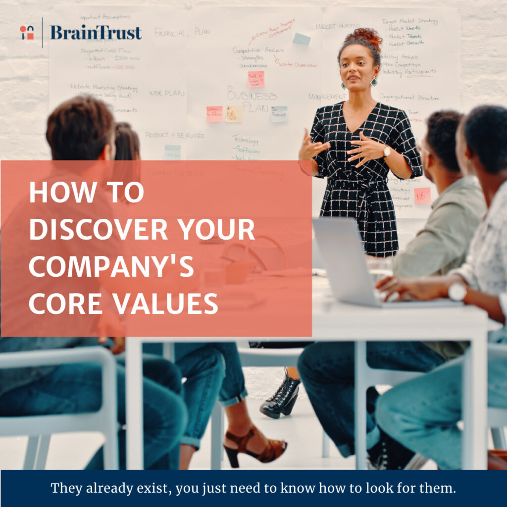 How to Discover Your Company's Core Values