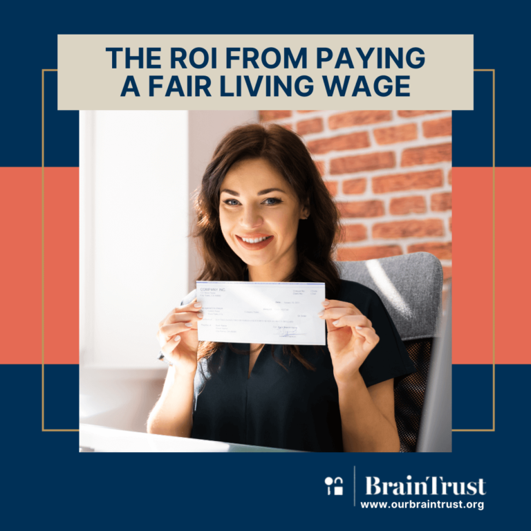 THE ROI FROM PAYING A FAIR LIVING WAGE